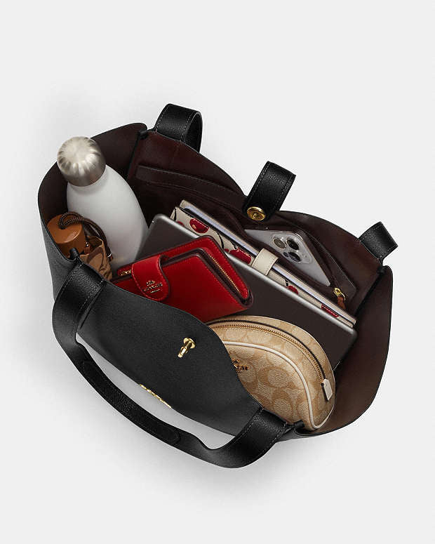 Hadley Turnlock Tote Bag