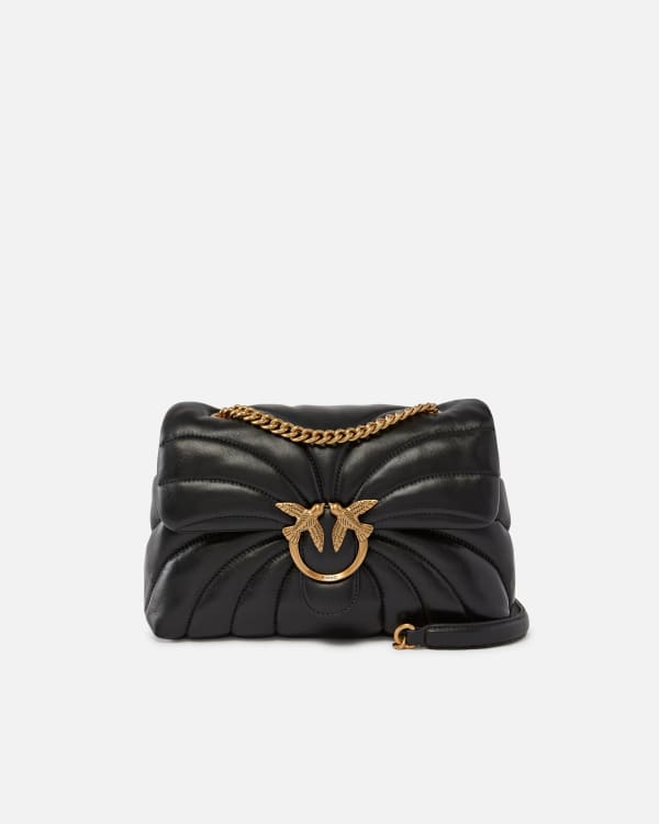 Pinko Classic Love Puff shoulder bag in ivory white