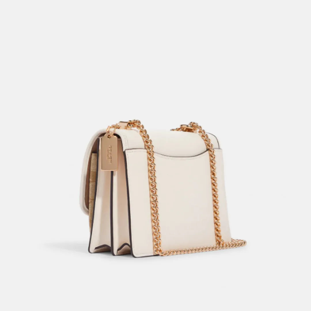 Klare Crossbody In Signature Canvas With Floral Embroidery