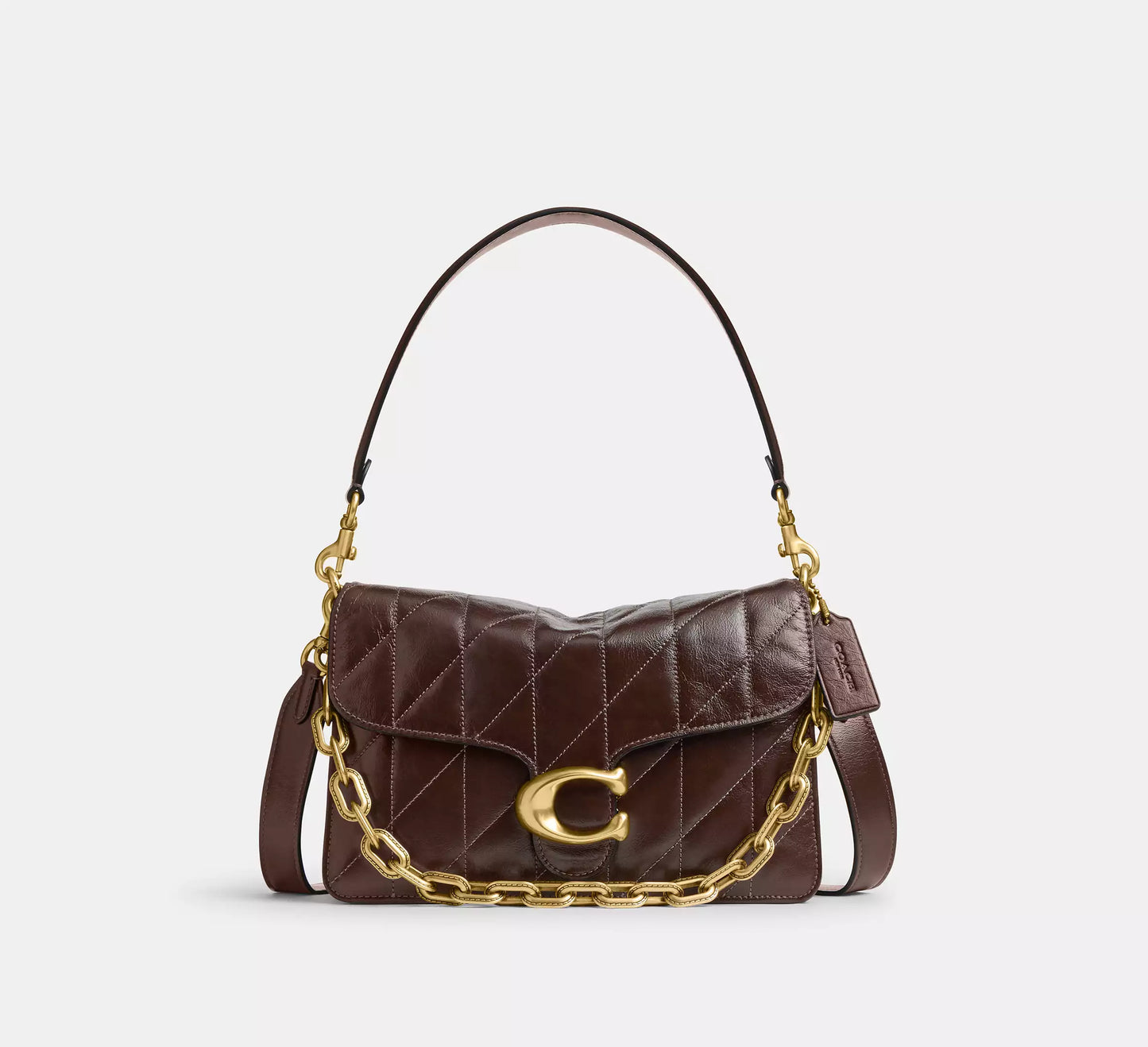 Chain Tabby Shoulder Bag With Quilting