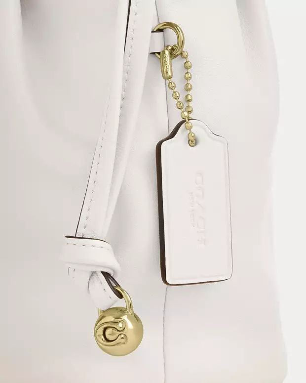 Faye Mini Drawstring Bag With Quilting