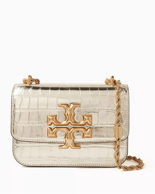 Small Eleanor Bag in Croc-embossed Leather