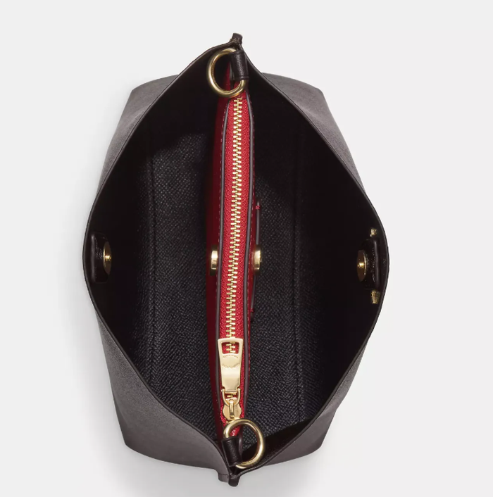 COACH MOLLIE BUCKET BAG IN SIGNATURE CANVAS