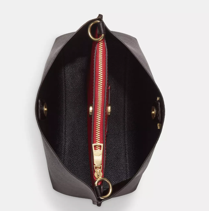 COACH MOLLIE BUCKET BAG IN SIGNATURE CANVAS