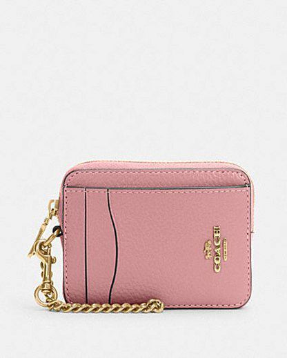 Zip Card Case In Signature Canvas