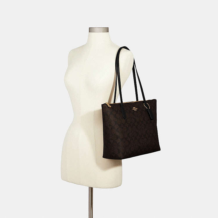 Zip Top Tote Bag