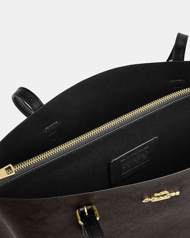 MOLLIE TOTE LARGE SIGNATURE