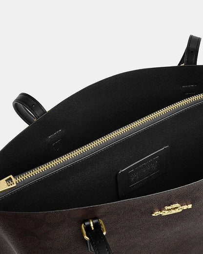 MOLLIE TOTE LARGE SIGNATURE