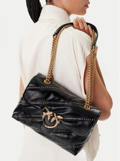Pinko Medium Love Puff Maxi Quilt Shoulder Bag