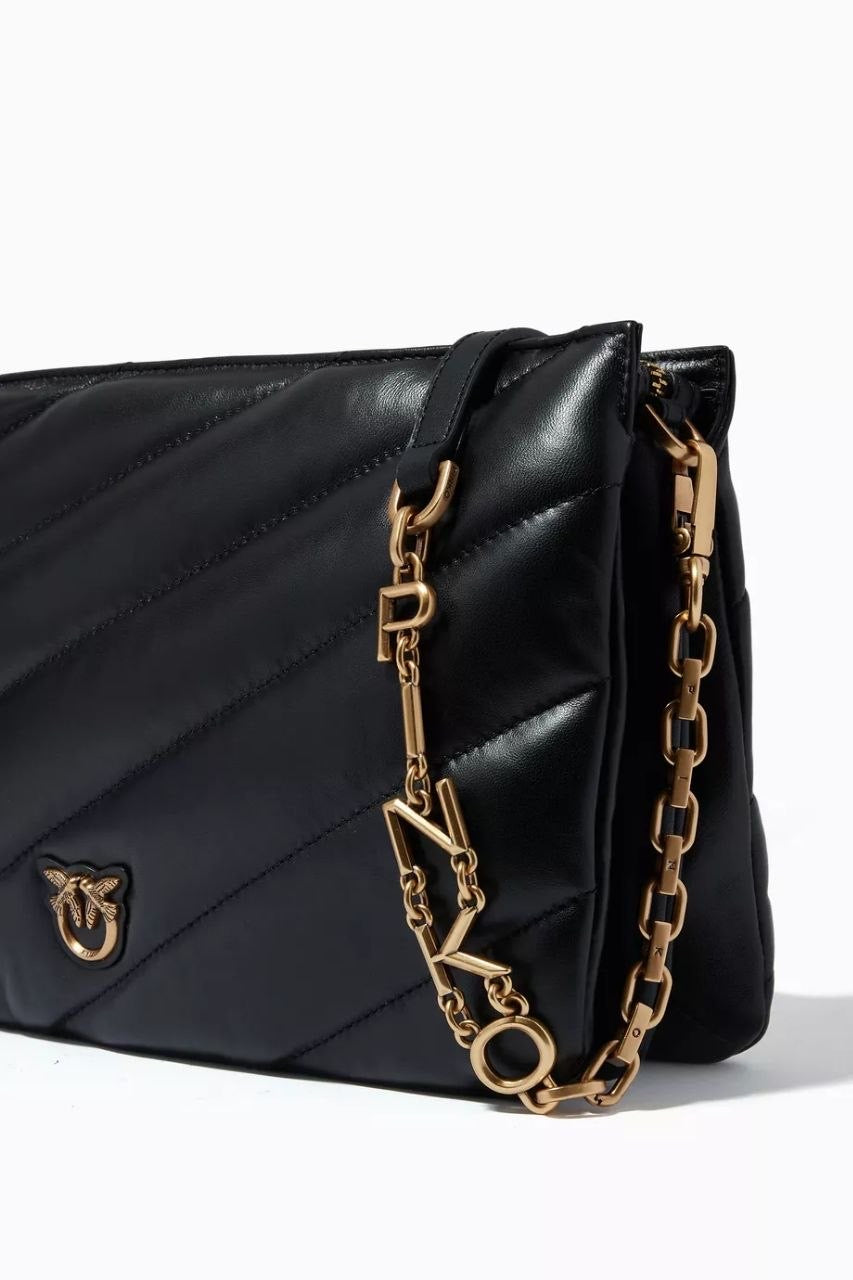 Twins Maxi Quilt Leather Bag