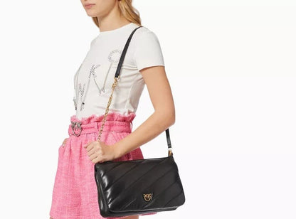 Twins Maxi Quilt Leather Bag