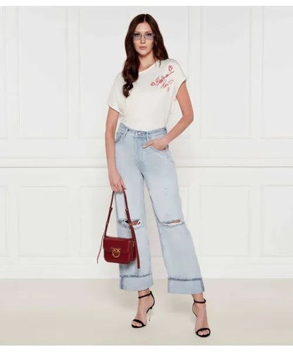 Kabelka Love Box Bag red color