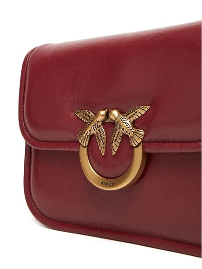 Kabelka Love Box Bag red color