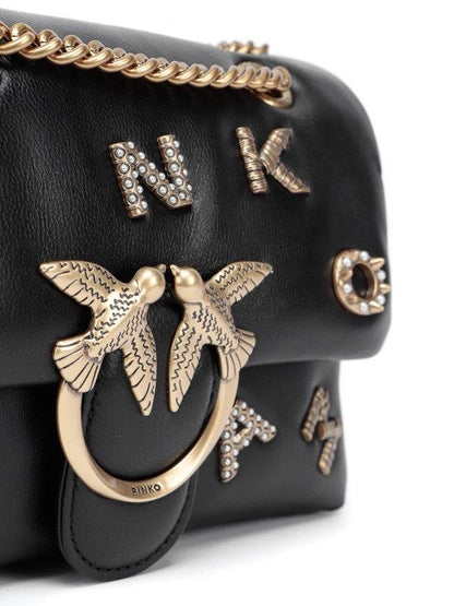 PinkoLOVE PUFF LOGO JEWEL MINI TRACOLLA