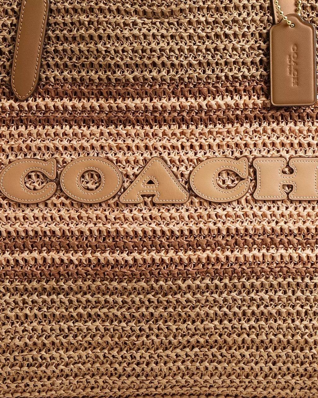 City Tote Bag in straw