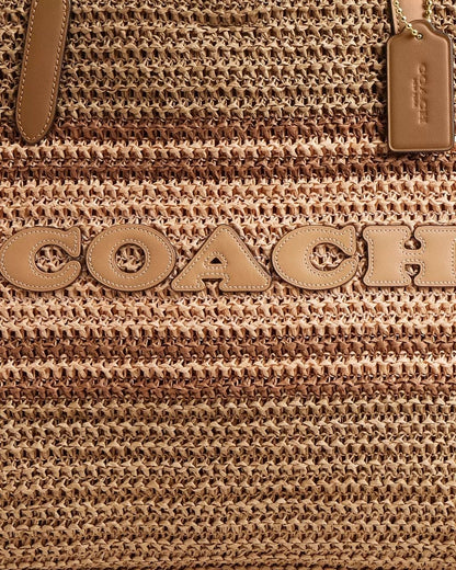 City Tote Bag in straw
