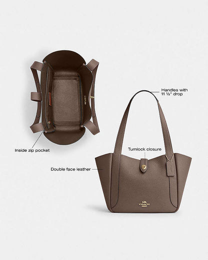 Hadley Turnlock Tote Bag