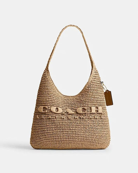 Straw Brooklyn Shoulder Bag 28