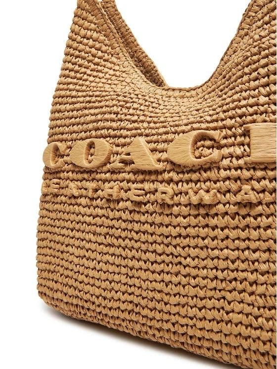 Straw Brooklyn Shoulder Bag 28