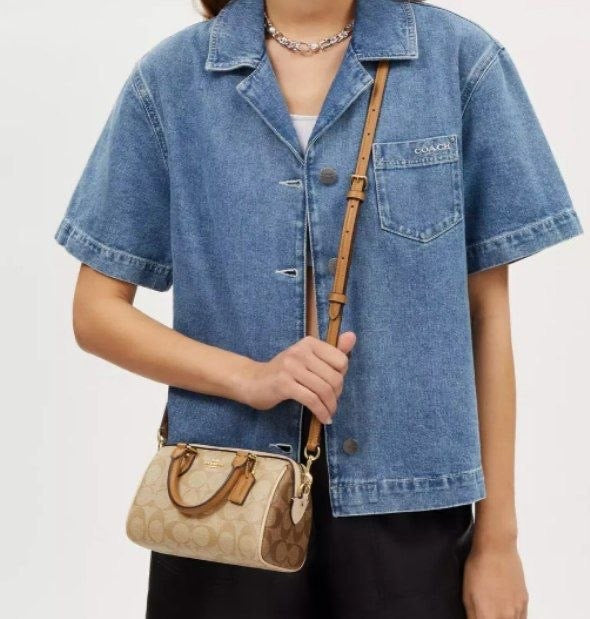 Mini Rowan Crossbody Bag In Signature Canvas