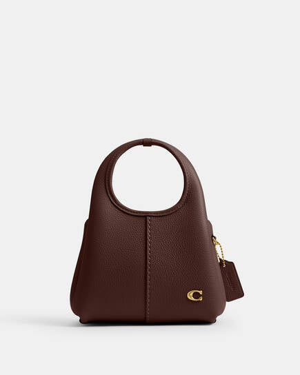 Polished Pebble Leather Lana Shoulder Bag 19