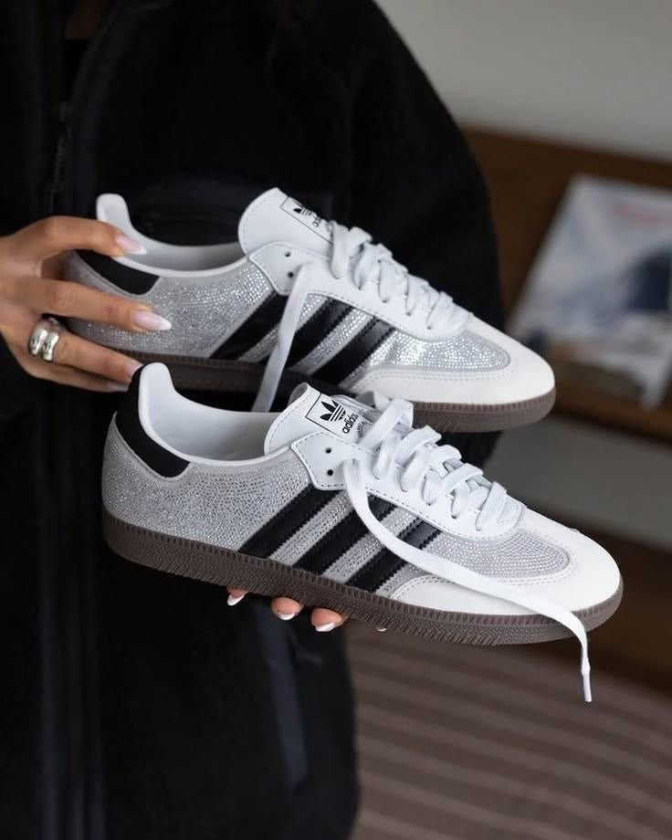 Adidas Samba OG white "Rhinestone"