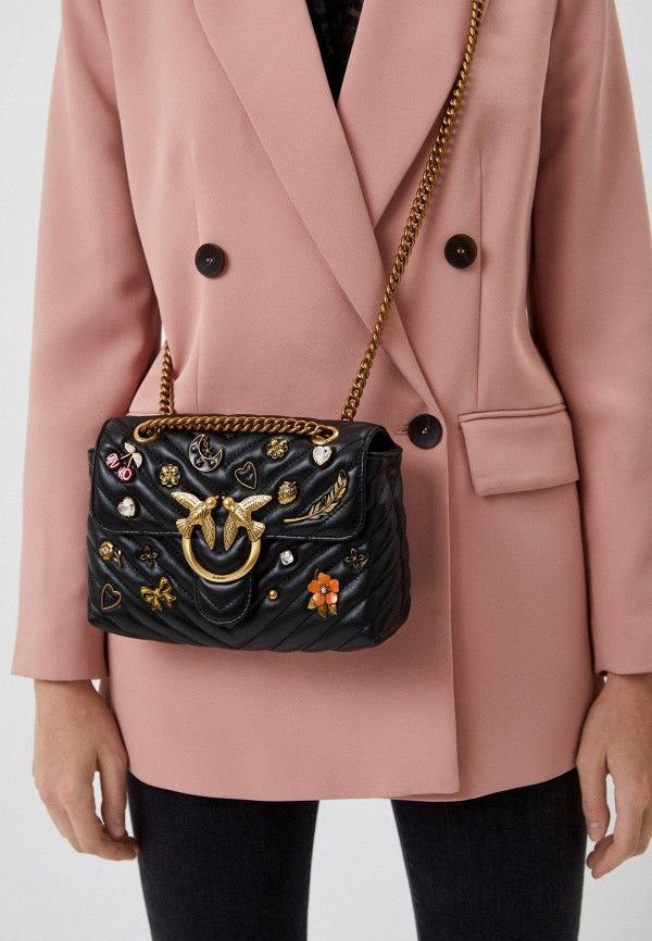 Pinko Love Mini Lady Puff Magic Pins