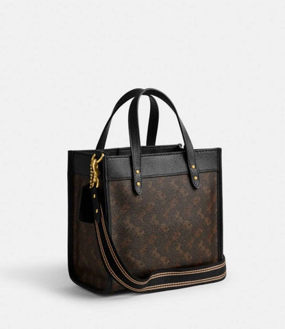 Coach Field Tote 22 With Horse And Carriage