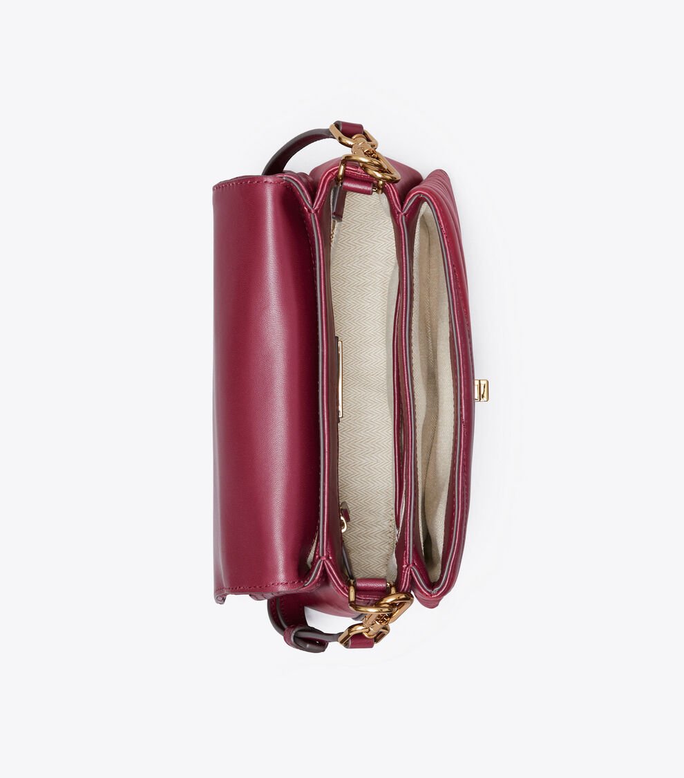 KIRA CHEVRON TOP-HANDLE SATCHEL