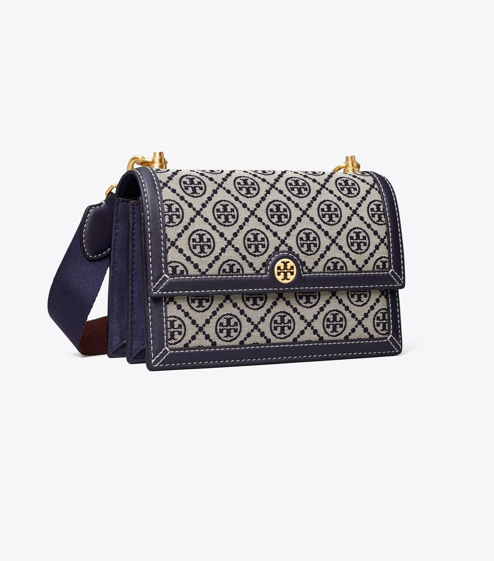 SMALL T MONOGRAM SHOULDER BAG