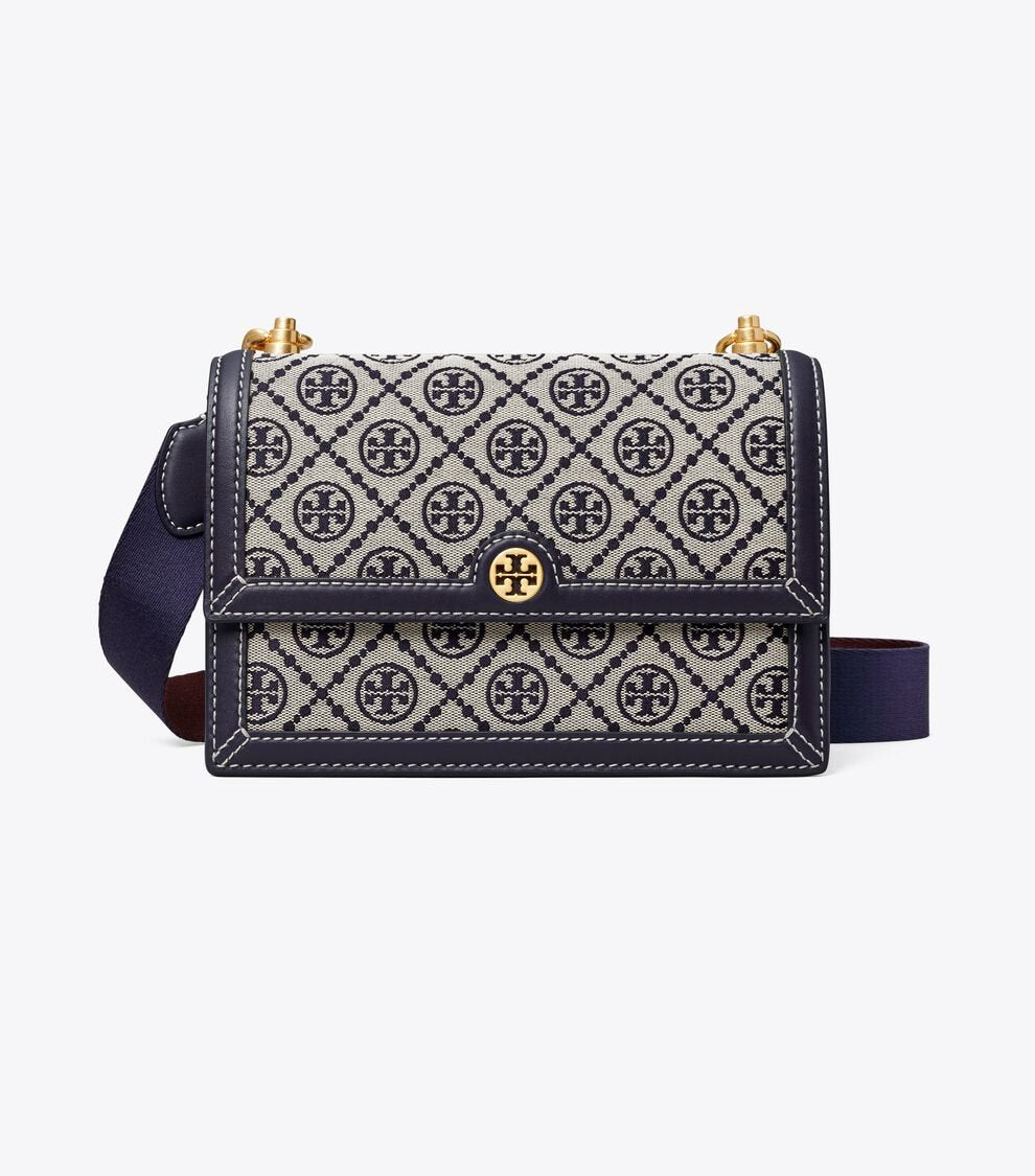 SMALL T MONOGRAM SHOULDER BAG