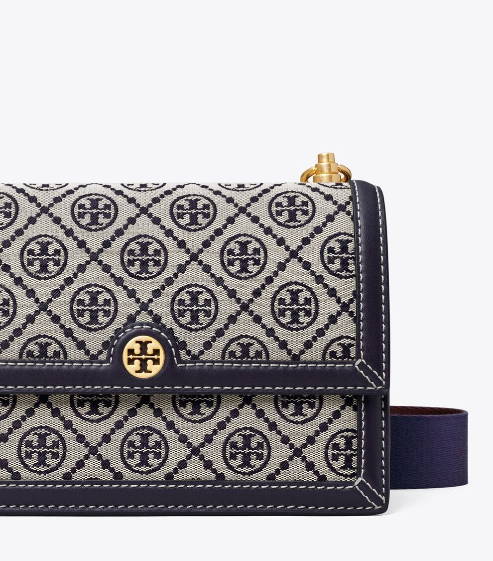 SMALL T MONOGRAM SHOULDER BAG