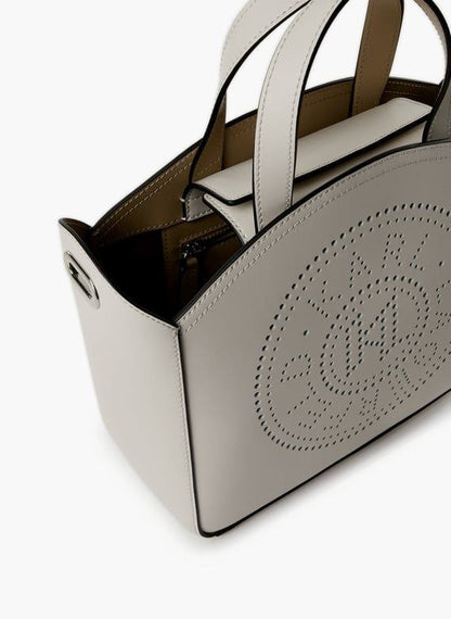 K/Circle Perforated Small Tote Bag