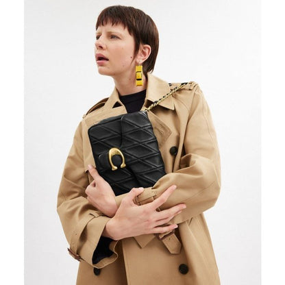 Times Square Tabby Shoulder Bag With Quilting