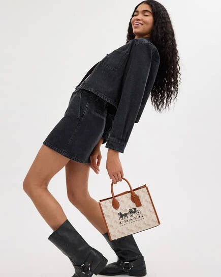 Ace 26 handbag with brand logo print