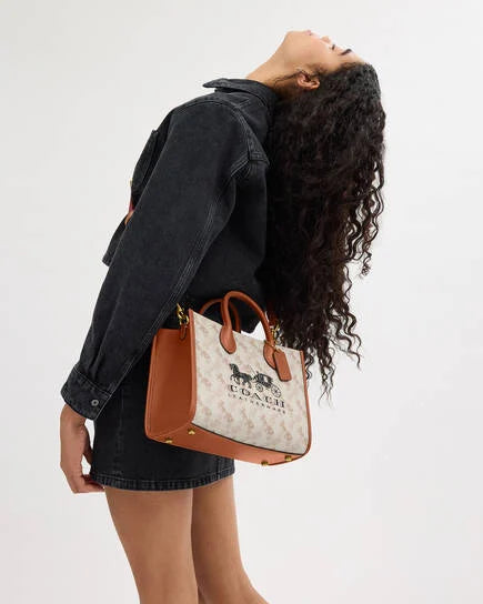 Ace 26 handbag with brand logo print