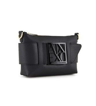 COLOR BLOCK SHOULDER BAG WITH MAXI LOGO