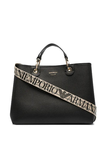 Emporio Armani logo-print tote bag Large