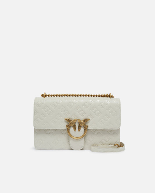 Love Bag leather crossbody bag with logo