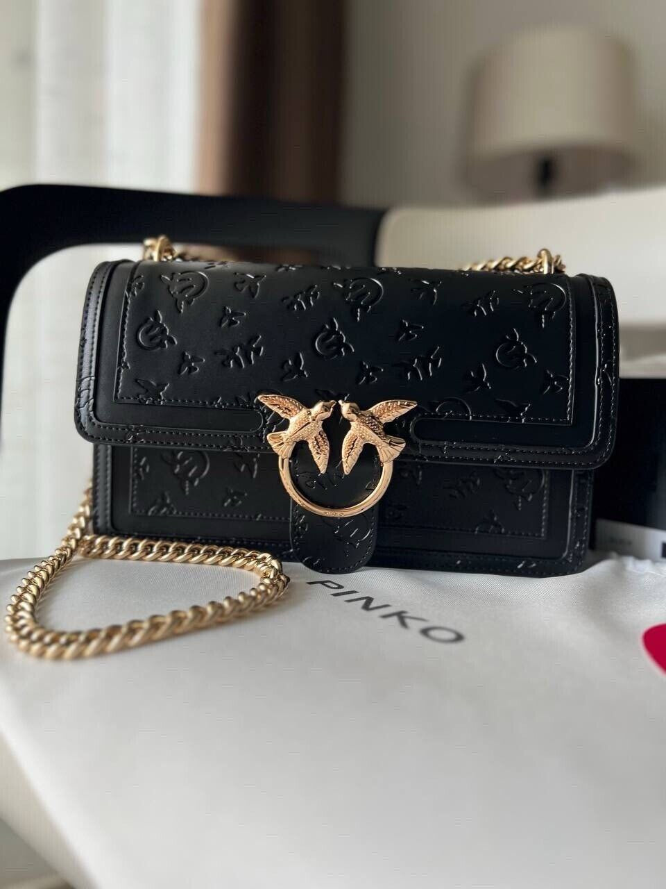Pinko Love Monogram Crossbody Bag