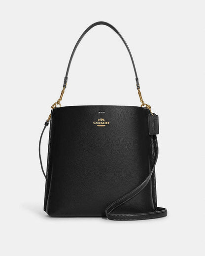 COACH MOLLIE BUCKET BAG IN SIGNATURE CANVAS