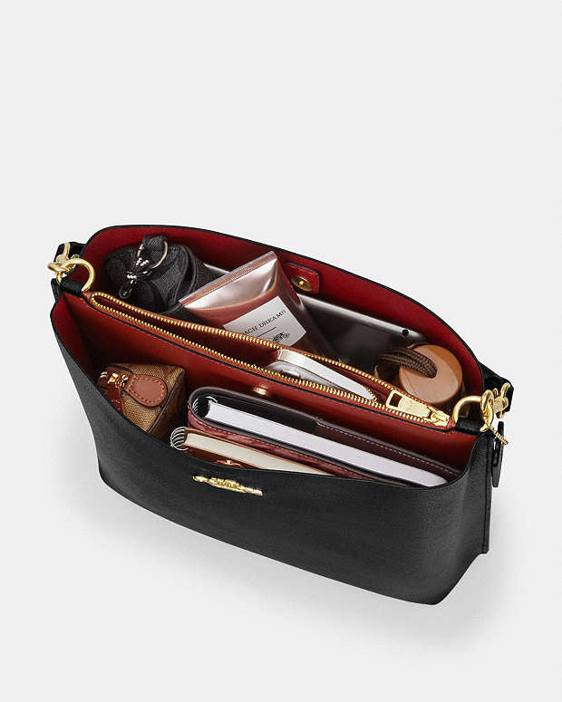 COACH MOLLIE BUCKET BAG IN SIGNATURE CANVAS