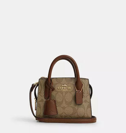 Andrea Mini Carryall Bag In Signature Canvas