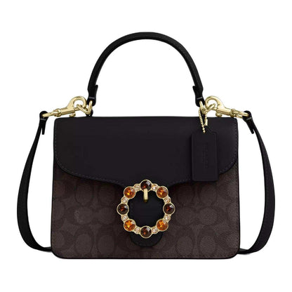 COURTNEY TOP HANDLE BAG IN SIGNATURE CANVAS