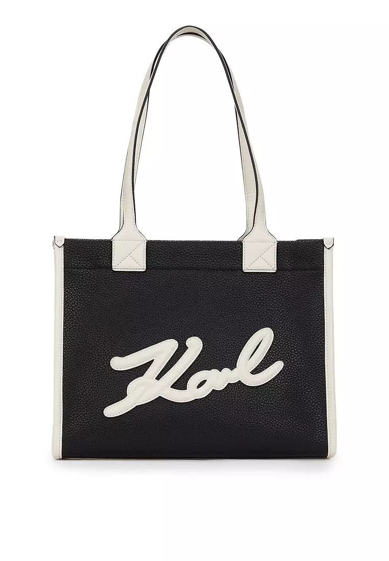 K/SKUARE GRAINY MEDIUM TOTE BAG