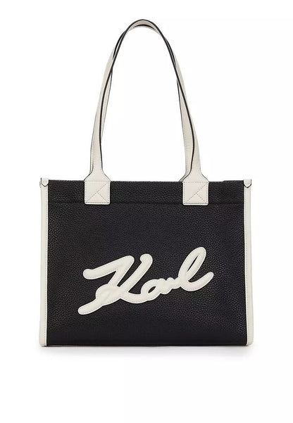 K/SKUARE GRAINY MEDIUM TOTE BAG