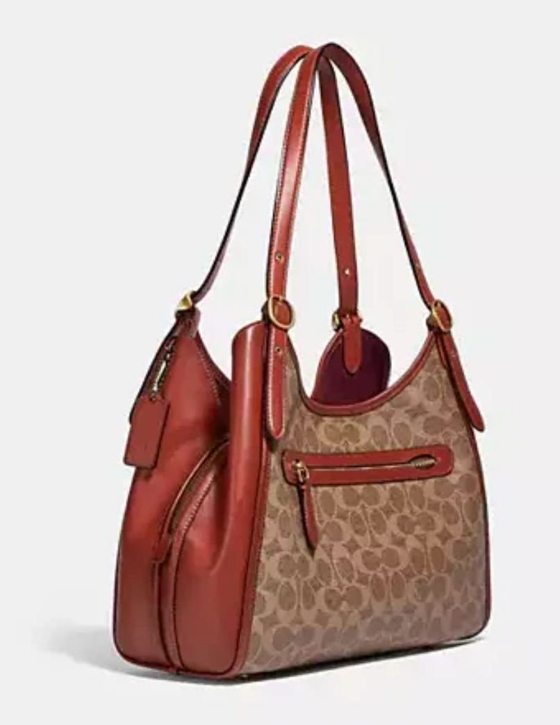 Hadley Hobo Bag in Signature Canvas