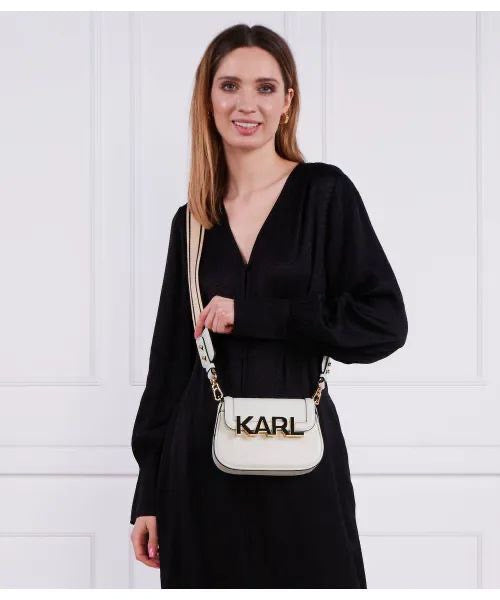 Karl Lagerfeld K/Letters embossed crossbody bag