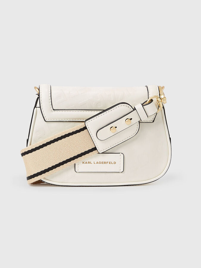 Karl Lagerfeld K/Letters embossed crossbody bag