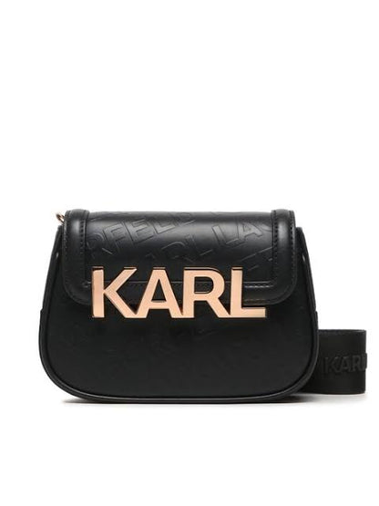 Karl Lagerfeld K/Letters embossed crossbody bag